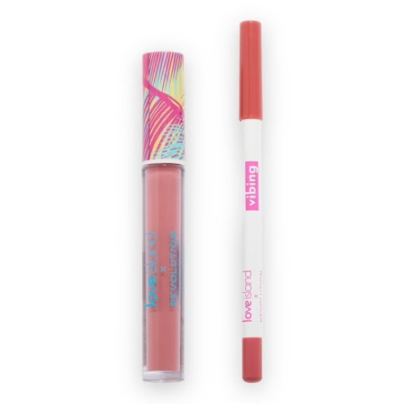 Revolution X Love Island Coupled Up Lip Kit VIBING 2Pack Kit - Picture 2 of 6